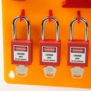 BOYUE good quality plastic safety lockout station BY-4