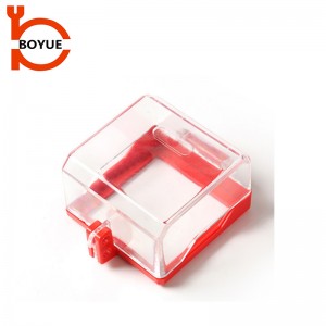 Boyue Transparent Plastic E-Stop Wall Switch Safety Lockout WSL-03