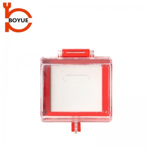 Boyue Transparent Plastic E-Stop Wall Switch Safety Lockout WSL-03