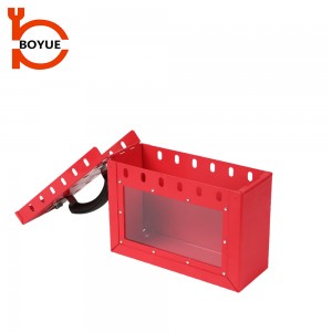 Portable Metal Group Lockout Box GL-01-2