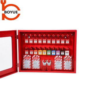Boyue Industrial Red Steel Management Lockout Station Lockout Box GL-07