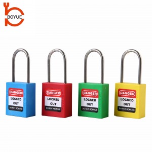 40mm steel shackel nylon padlock ABS safety padlock