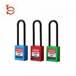 Industrial long shackle 76mm insulation shackle safety padlock PL76