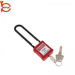 Industrial long shackle 76mm insulation shackle safety padlock PL76