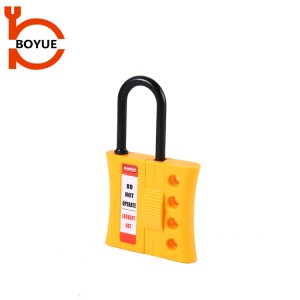 Yellow Nylon Shackle Safety 4 Holes Lockout Hasp HN-03 HN-04