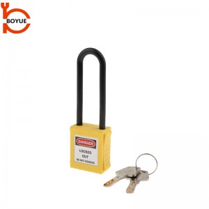 Industrial long shackle 76mm insulation shackle safety padlock PL76