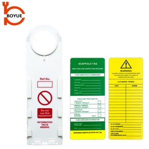 Plastic Safety Scaffolding Holder tag KT-01