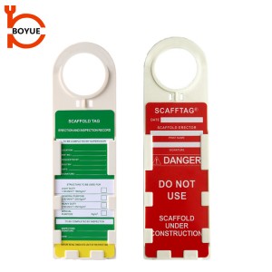 Plastic Safety Scaffolding Holder tag KT-01