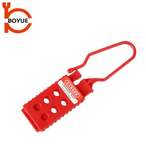 High Quality Insulated Shackle Nylon Lockout Tagout Hasp Lock HN-01