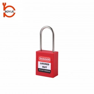 40mm steel shackel nylon padlock ABS safety padlock