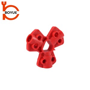 Red Plastic Air Source Pneumatic Quick-disconnect Lockout AS-01
