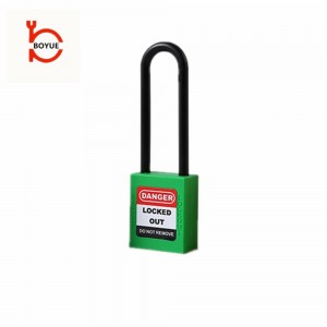 Industrial long shackle 76mm insulation shackle safety padlock PL76