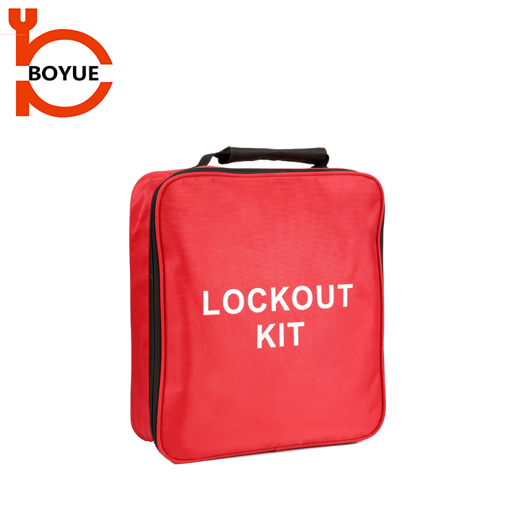 Safety Red Personal Electrical Lockout Kit Lock Bag TLB-04