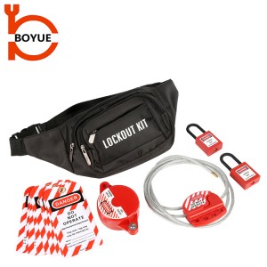 Safety Electrical Lockout Pouch Tagout Waist Bag TLB-03