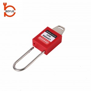 40mm steel shackel nylon padlock ABS safety padlock