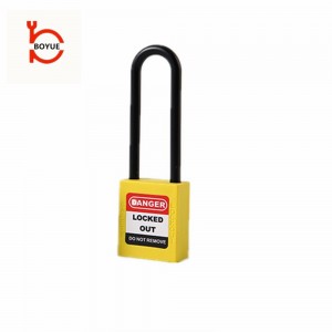 Industrial long shackle 76mm insulation shackle safety padlock PL76
