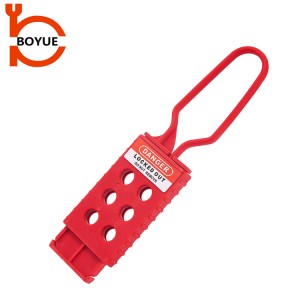 High Quality Insulated Shackle Nylon Lockout Tagout Hasp Lock HN-01