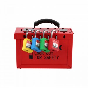 Portable Metal Group Lockout Box GL-01 GL-02