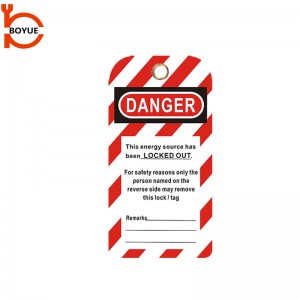 Boyue PVC Inspection Tags Lock Out safety Tags LT01-06