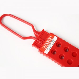 High Quality Insulated Shackle Nylon Lockout Tagout Hasp Lock HN-01