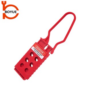 High Quality Insulated Shackle Nylon Lockout Tagout Hasp Lock HN-01