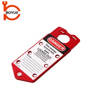 Safety Lockout Tagout Aluminum Alloy Labelled Group Lockout Hasps HSS-01
