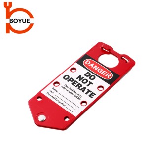 Safety Lockout Tagout Aluminum Alloy Labelled Group Lockout Hasps HSS-01