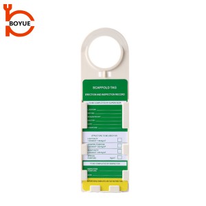 Plastic Safety Scaffolding Holder tag KT-01