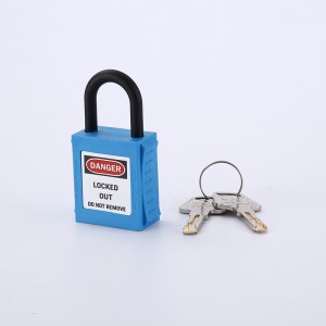 Industrial 25mm insulation shackle safety padlock PL25