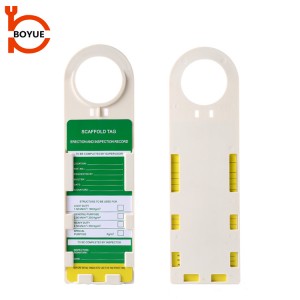 Plastic Safety Scaffolding Holder tag KT-01