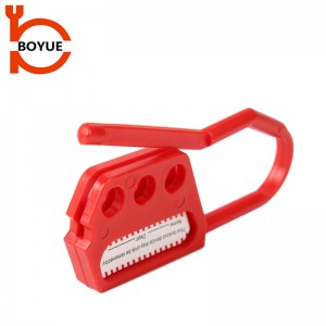 Industrial High Security Padlock 3 Holes Red Padlock Nylon Hasp Lockout HN-02