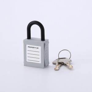Industrial 25mm insulation shackle safety padlock PL25