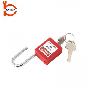Industrial 25mm steel shackle safety padlock