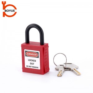 Industrial 25mm insulation shackle safety padlock PL25