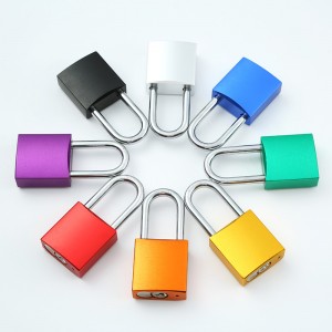Aluminum Padlocks Industrial Lock Wholesale Prices Hardened Anodized Lockout Padlock ALP38, ALP76
