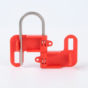 High Quality Red Non-Conductiv Insulated Butterfly Lockout Hasp HS-04