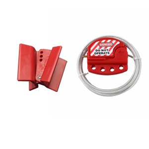 Safety Lockout Device Polypropylene Adjustable Butterfly Valve Lock Out