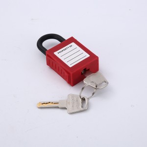 Industrial 25mm insulation shackle safety padlock PL25
