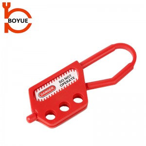 Industrial High Security Padlock 3 Holes Red Padlock Nylon Hasp Lockout HN-02