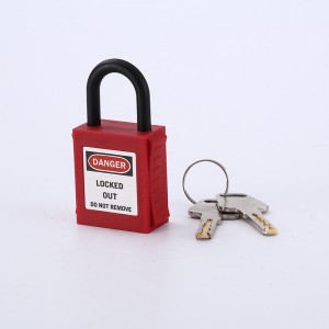 Industrial 25mm insulation shackle safety padlock PL25