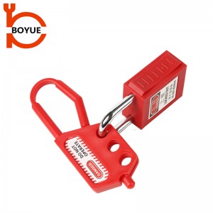 Industrial High Security Padlock 3 Holes Red Padlock Nylon Hasp Lockout HN-02