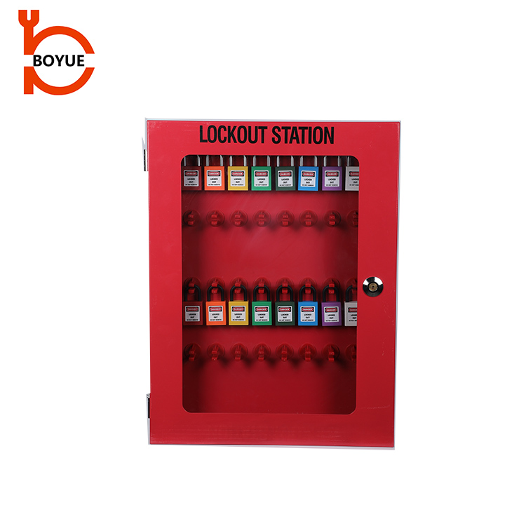 Boyue Industrial Red Steel Management Lockout Station Lockout Box GL-04