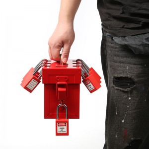 Portable Metal Group Lockout Box GL-29