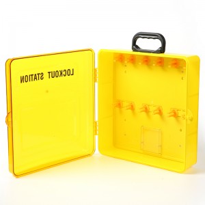 BOYUE good quality plastic safety lockout station BY-S-1
