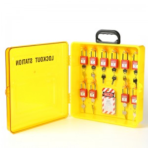 BOYUE good quality plastic safety lockout station BY-S-1