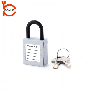 Industrial 25mm insulation shackle safety padlock PL25